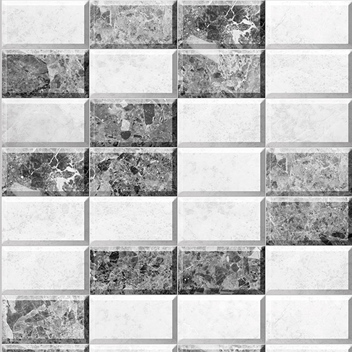 Gray marble tiles